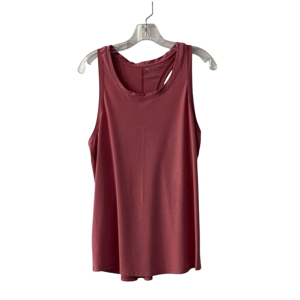 Athleta Pink Rose Mauve Athletic Top Size Large